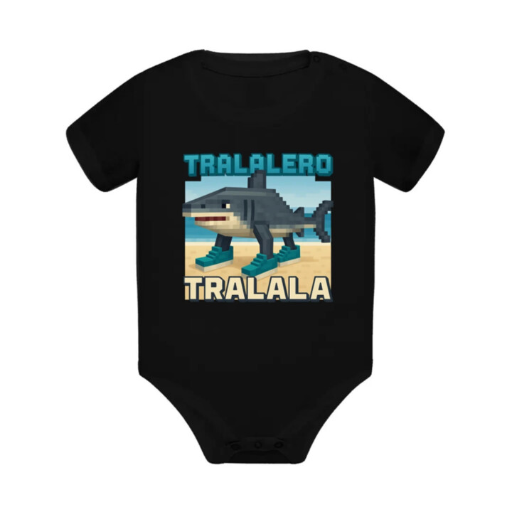 Tralalero Tralala - Italian Brainrot pre fanúšikov Minecraftu  - body s potlačou