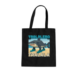 Tralalero Tralala - Italian Brainrot pre fanúšikov Minecraftu - taška s potlačou