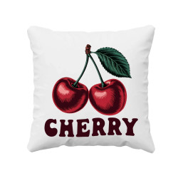 Cherry - višňa - vankúš s potlačou