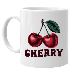 Cherry - višňa - keramický hrnček s potlačou