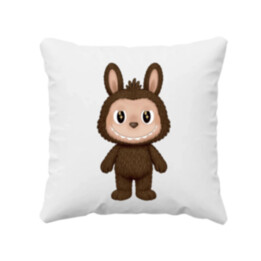 Plyšový Maskot Bubu - vankúš s potlačou pre fanúšikov Labubu