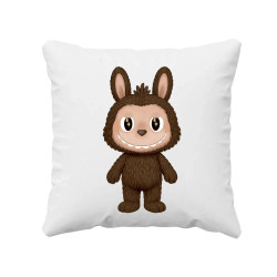 Plyšový Maskot Bubu - vankúš s potlačou pre fanúšikov Labubu