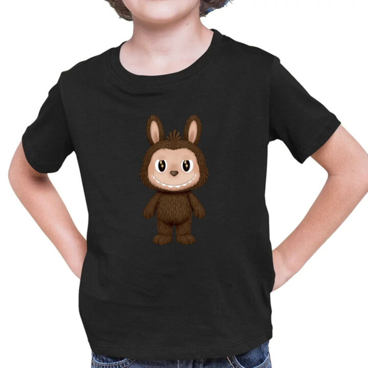 Plyšový Maskot Bubu - detské tričko s potlačou pre fanúšikov Labubu