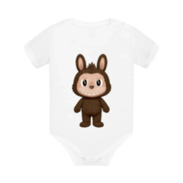 Plyšový Maskot Bubu  - body s potlačou pre fanúšikov Labubu