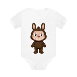 Plyšový Maskot Bubu  - body s potlačou pre fanúšikov Labubu