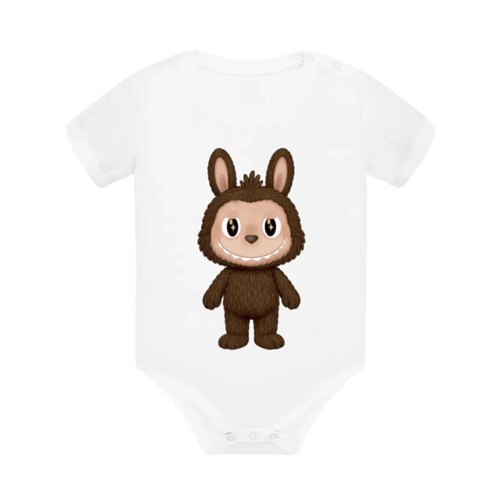 Plyšový Maskot Bubu  - body s potlačou pre fanúšikov Labubu