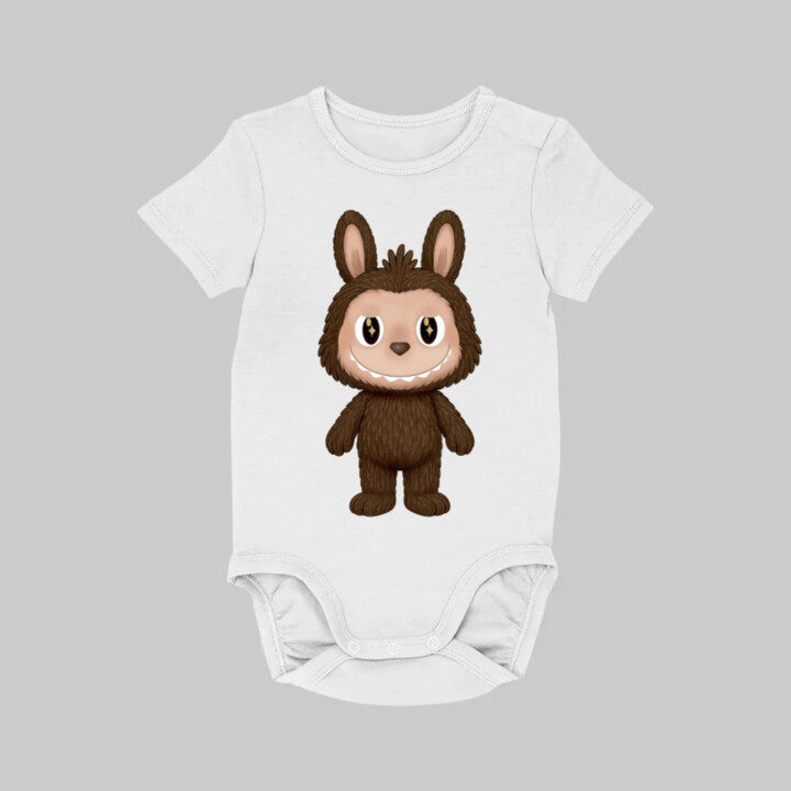 Plyšový Maskot Bubu  - body s potlačou pre fanúšikov Labubu