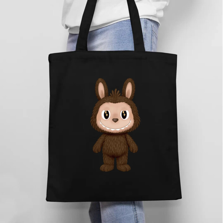 Plyšový Maskot Bubu - taška s potlačou pre fanúšikov Labubu