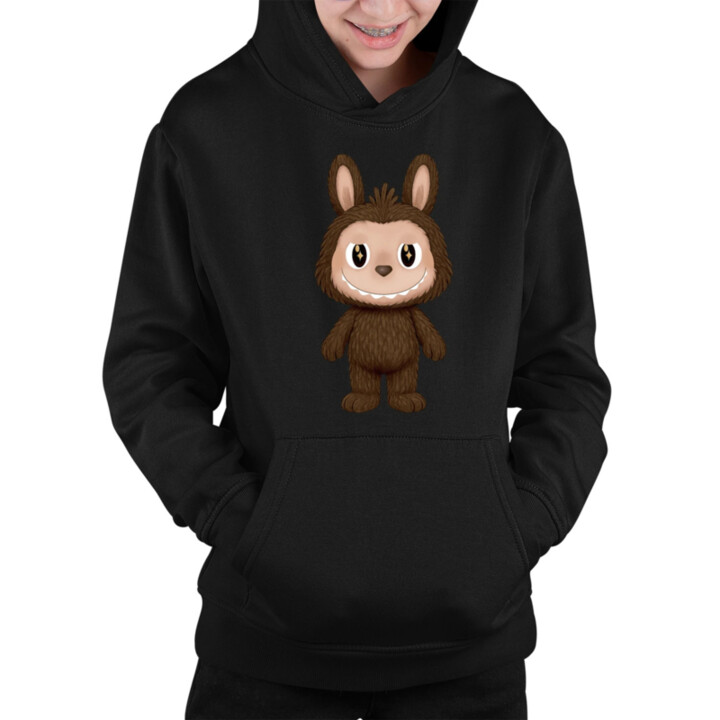 Plyšový Maskot Bubu - detská mikina s kapucňou pre fanúšikov Labubu