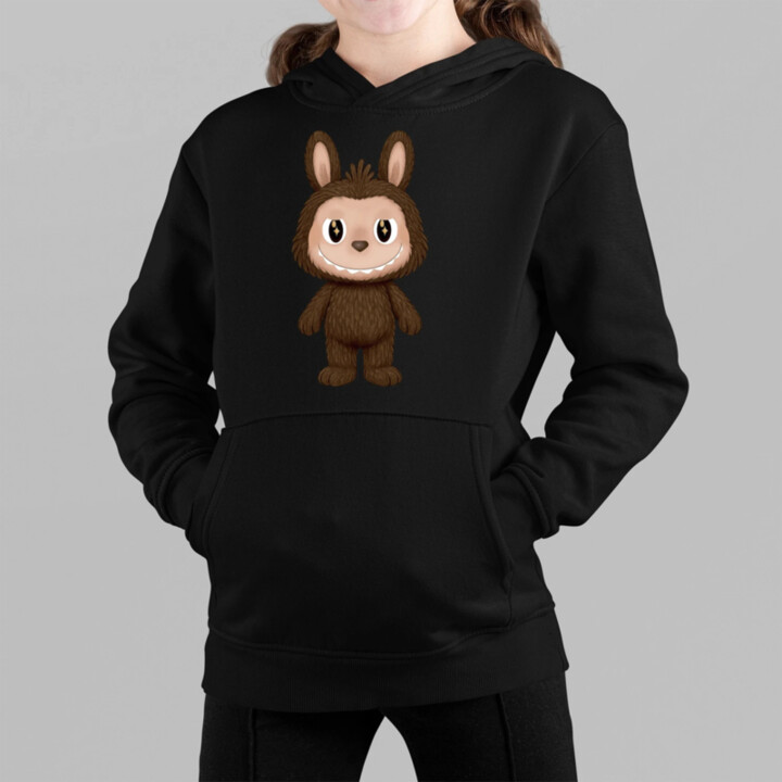 Plyšový Maskot Bubu - detská mikina s kapucňou pre fanúšikov Labubu
