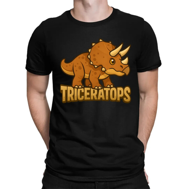 Triceratops Dinosaurov - pánske tričko s potlačou
