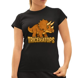 Triceratops Dinosaurov - dámske tričko s potlačou