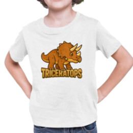 Triceratops Dinosaurov - detské tričko s potlačou