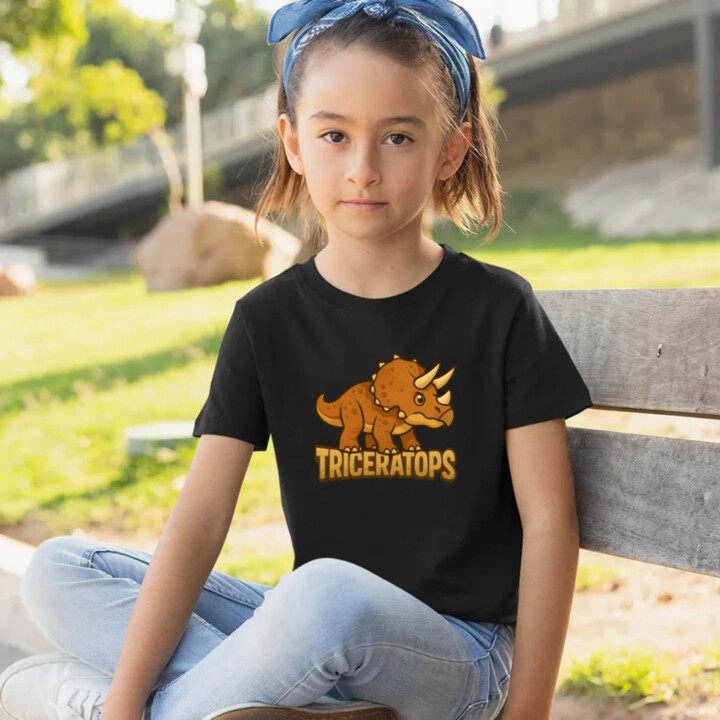 Triceratops Dinosaurov - detské tričko s potlačou