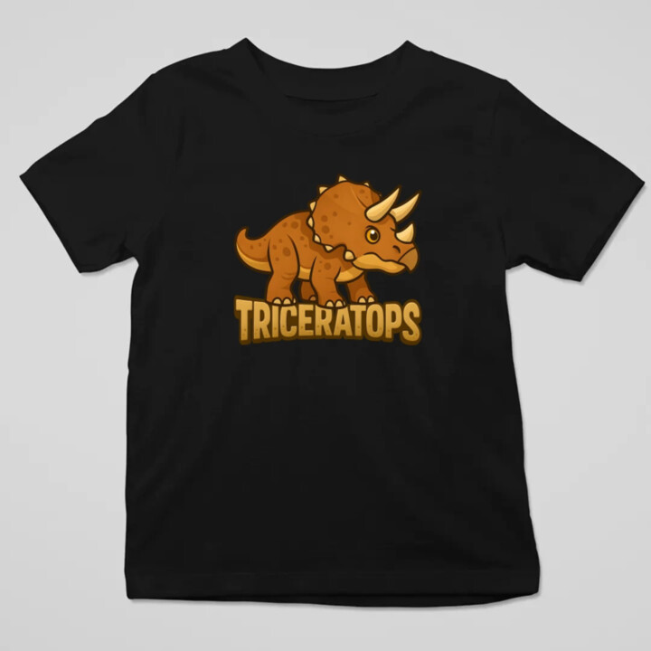 Triceratops Dinosaurov - detské tričko s potlačou
