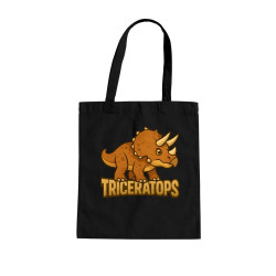 Triceratops Dinosaurov - taška s potlačou