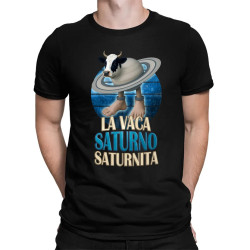 La Vaca Saturno Saturnita - Italian brainrot - krava Saturn - pánske tričko s potlačou