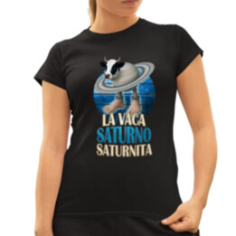 La Vaca Saturno Saturnita - Italian brainrot - krava Saturn - dámske tričko s potlačou