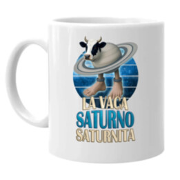 La Vaca Saturno Saturnita - Italian brainrot - krava Saturn - keramický hrnček s potlačou