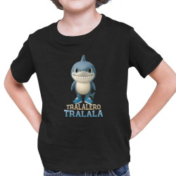 Tralalero Tralala Baby Bubu - Italian Brainrot - žralok v čižmách - detské tričko s potlačou