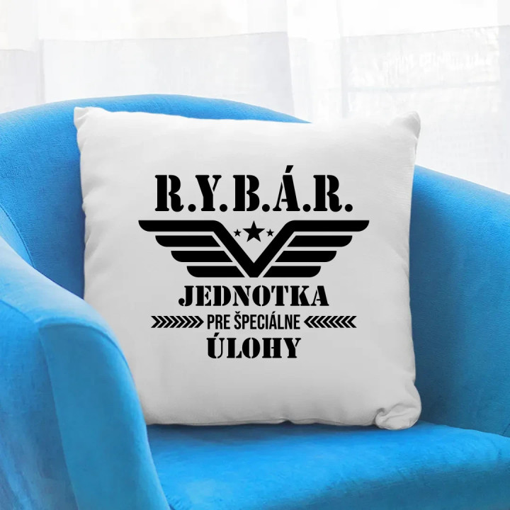 Rybár - jednotka pre špeciálne úlohy - vankúš s potlačou