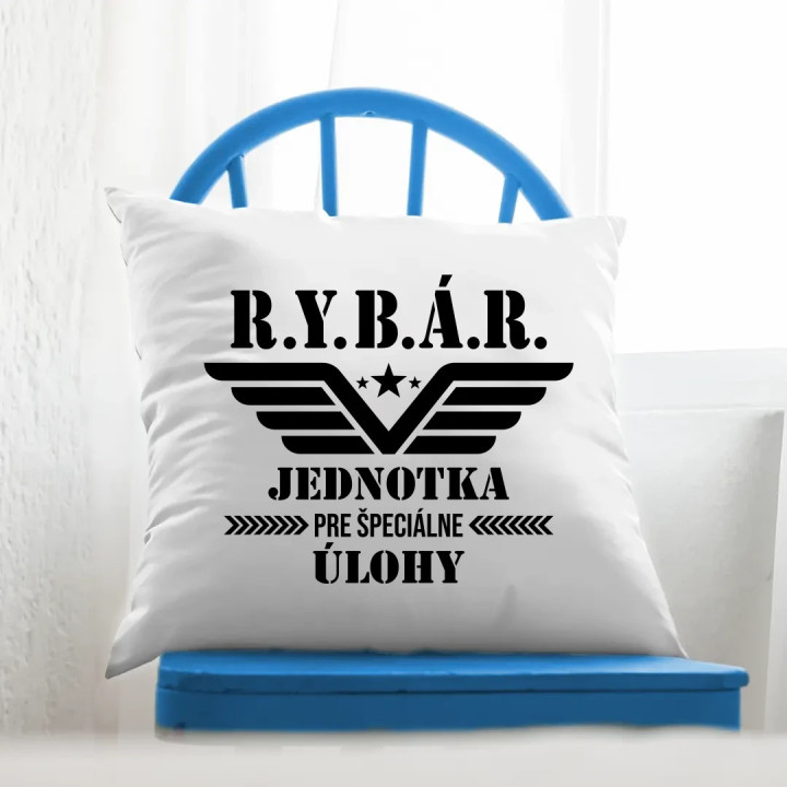 Rybár - jednotka pre špeciálne úlohy - vankúš s potlačou