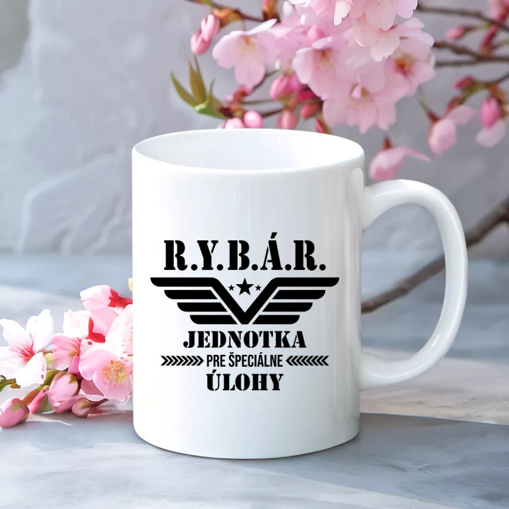 Rybár - jednotka pre špeciálne úlohy - keramický hrnček s potlačou
