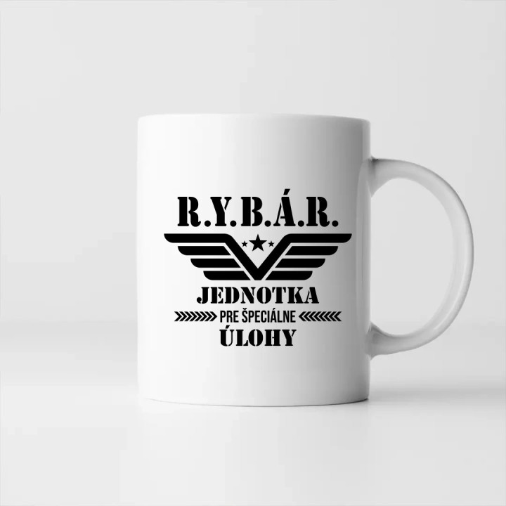 Rybár - jednotka pre špeciálne úlohy - keramický hrnček s potlačou