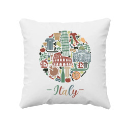 Italy - Taliansko - vankúš s potlačou