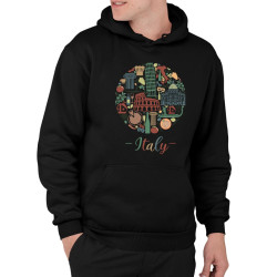 Italy - Taliansko  - pánska mikina s potlačou