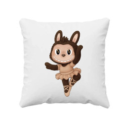 Plyšový Maskot Bubu Ballerina - vankúš s potlačou pro fanoušky Labubu