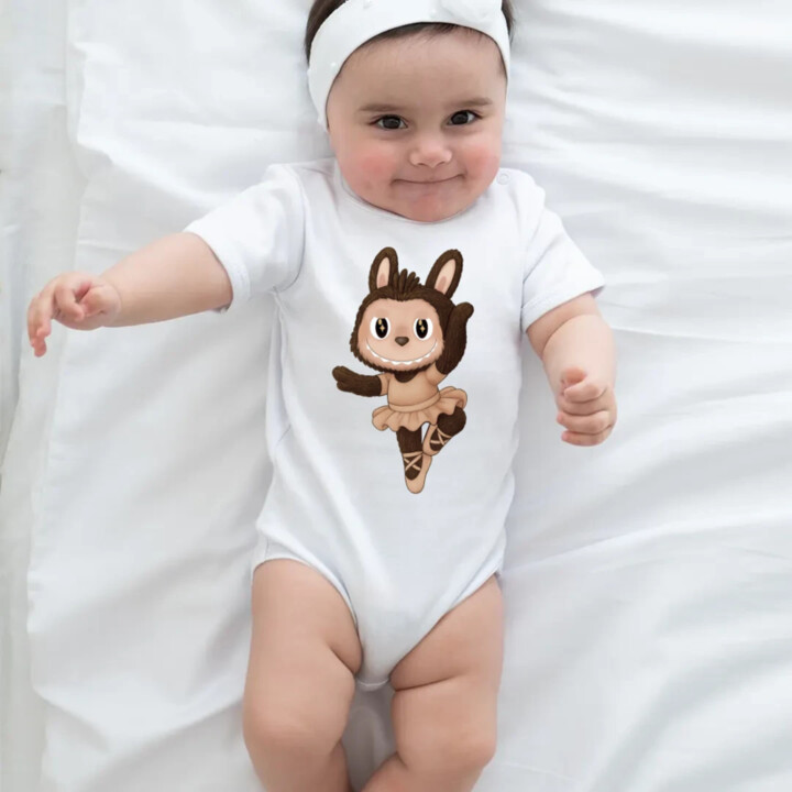 Plyšový Maskot Bubu Ballerina  - body s potlačou pro fanoušky Labubu