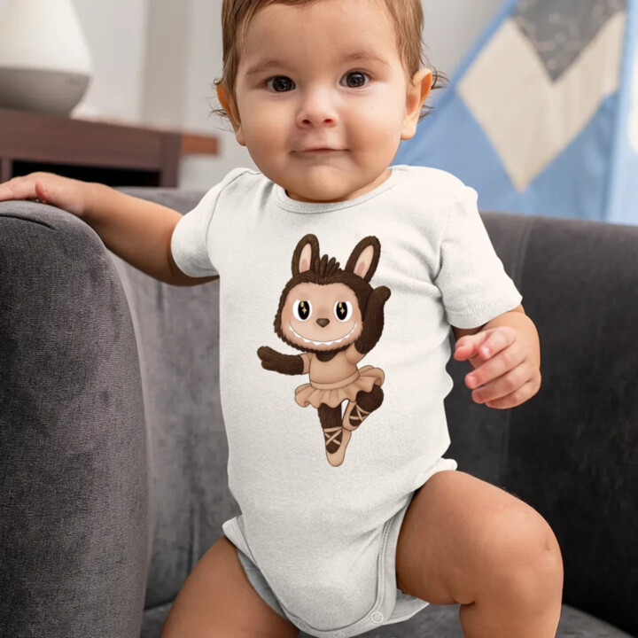 Plyšový Maskot Bubu Ballerina  - body s potlačou pro fanoušky Labubu