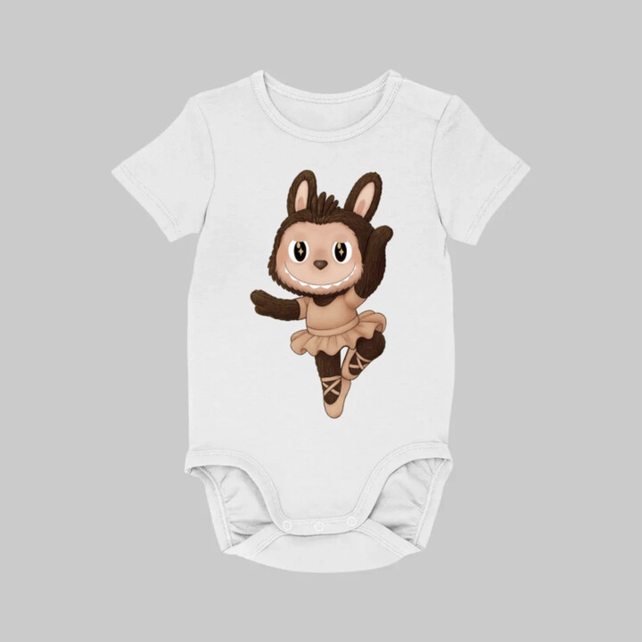 Plyšový Maskot Bubu Ballerina  - body s potlačou pro fanoušky Labubu