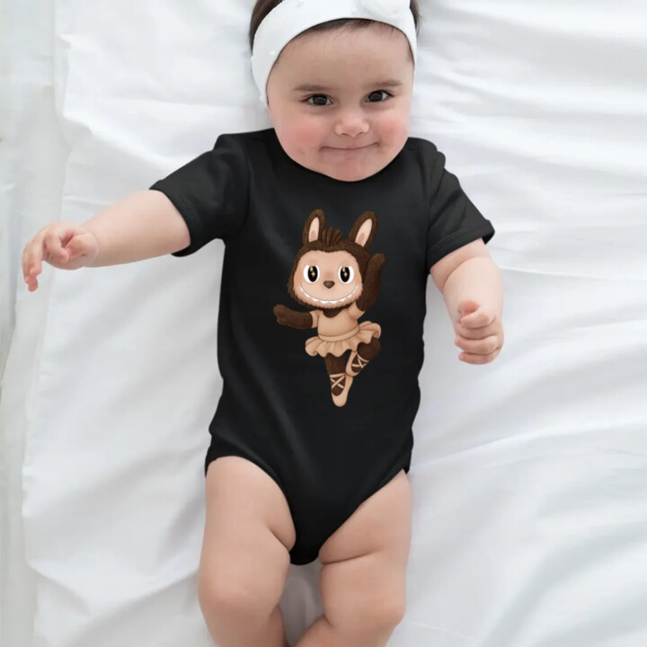 Plyšový Maskot Bubu Ballerina  - body s potlačou pro fanoušky Labubu