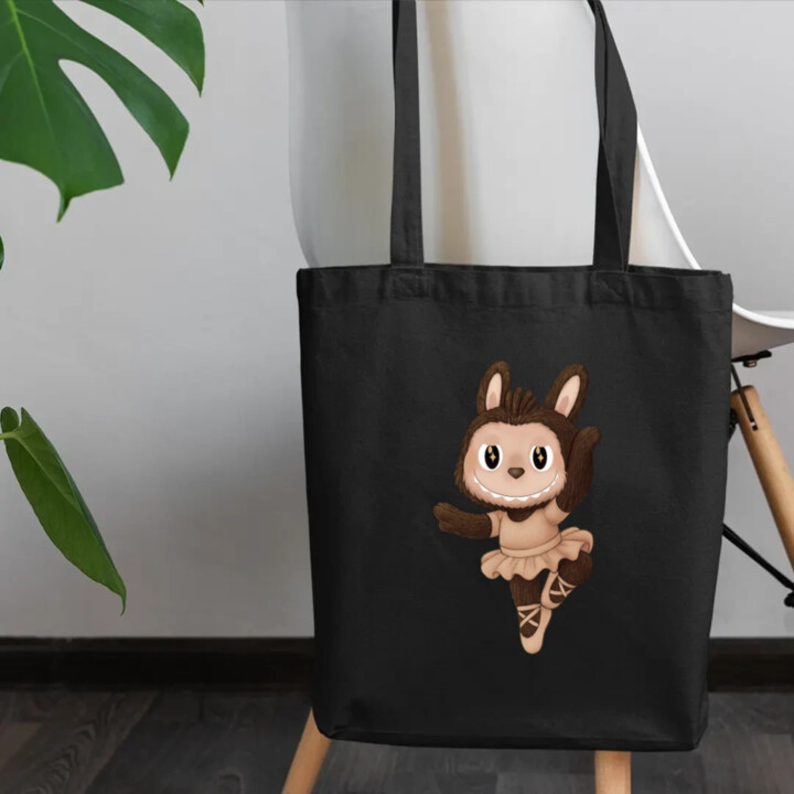 Plyšový Maskot Bubu Ballerina - taška s potlačou pro fanoušky Labubu