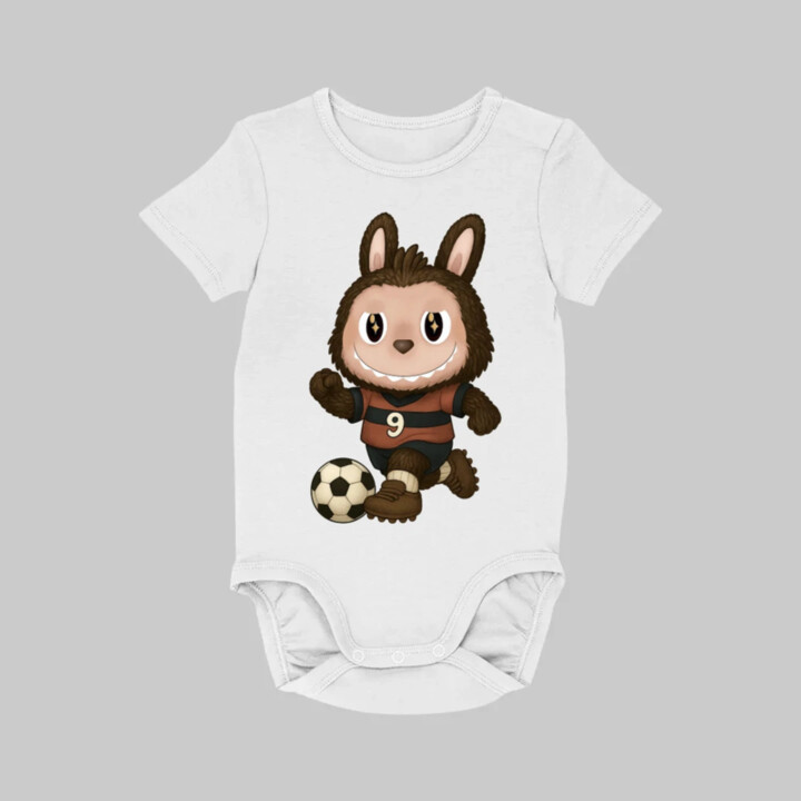 Plyšový Maskot Bubu Futbalista  - body s potlačou pro fanoušky Labubu