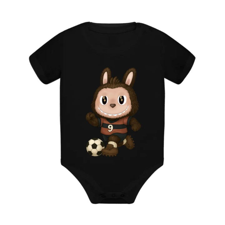 Plyšový Maskot Bubu Futbalista  - body s potlačou pro fanoušky Labubu