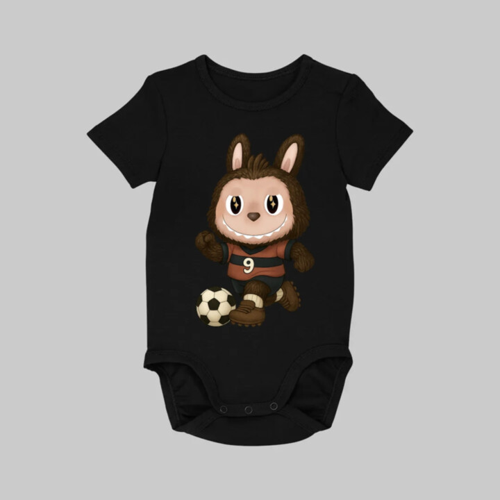 Plyšový Maskot Bubu Futbalista  - body s potlačou pro fanoušky Labubu