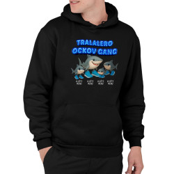 Tralalero ockov gang - tri deti - Italian Brainrot  - pánska mikina s potlačou