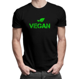 Vegan - pánske tričko s potlačou
