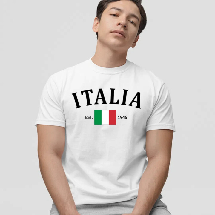 Italia - 1946 - Taliansko - pánske tričko s potlačou