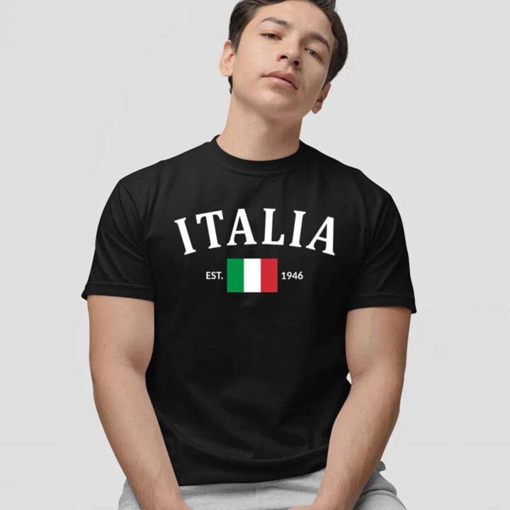 Italia - 1946 - Taliansko - pánske tričko s potlačou
