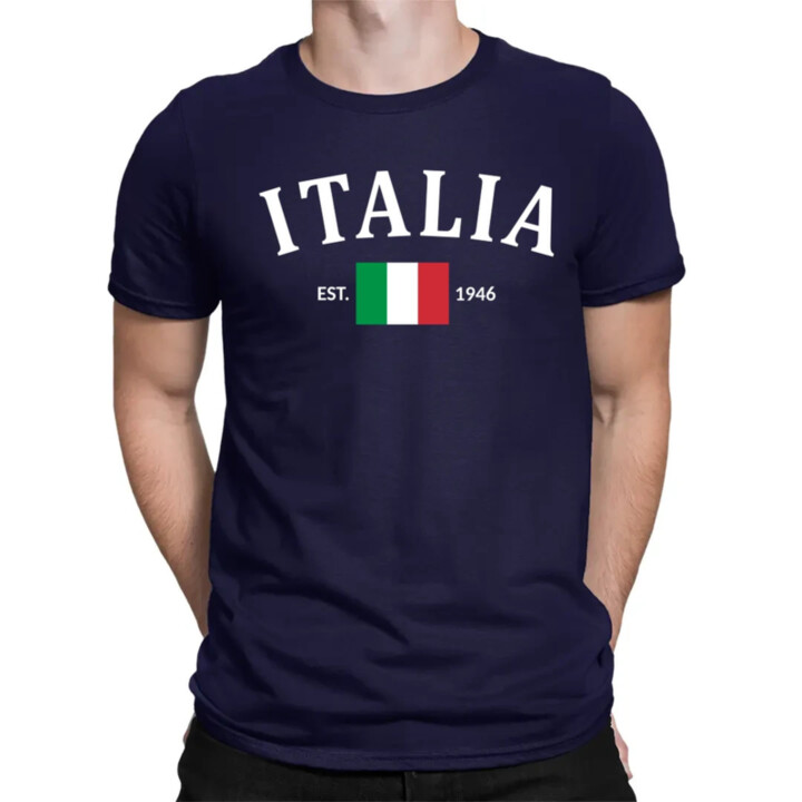 Italia - 1946 - Taliansko - pánske tričko s potlačou
