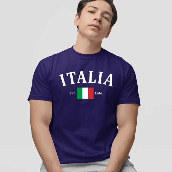 Italia - 1946 - Taliansko - pánske tričko s potlačou