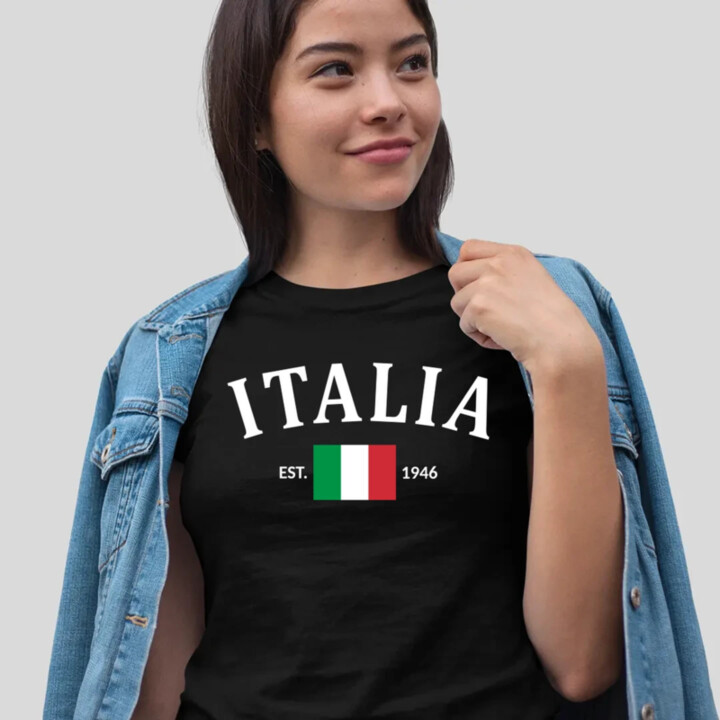 Italia - 1946 - Taliansko - dámske tričko s potlačou