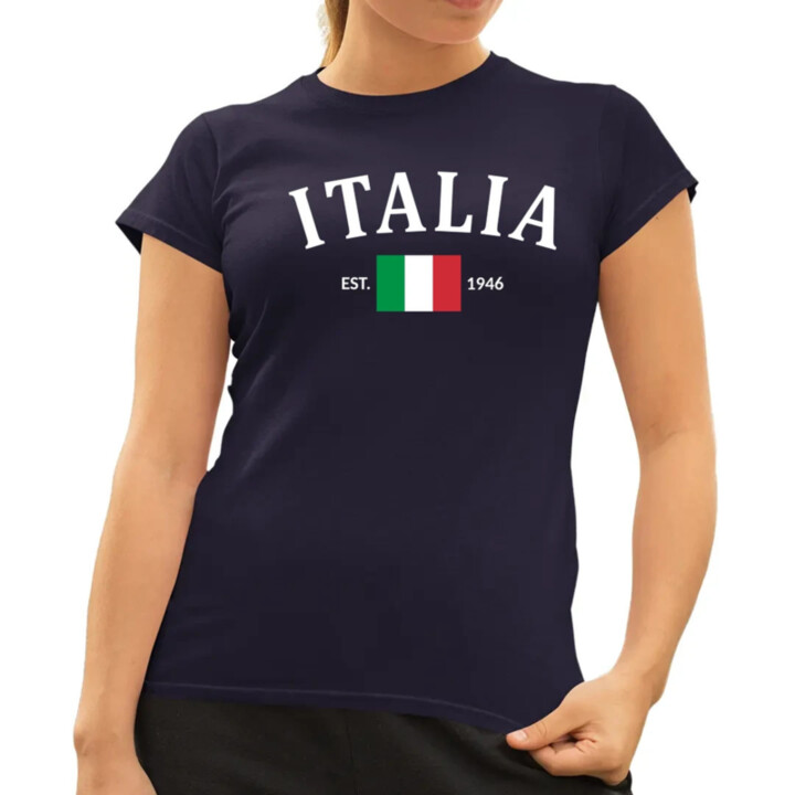 Italia - 1946 - Taliansko - dámske tričko s potlačou