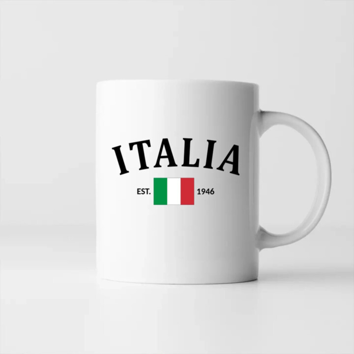 Italia - 1946 - Taliansko - keramický hrnček s potlačou