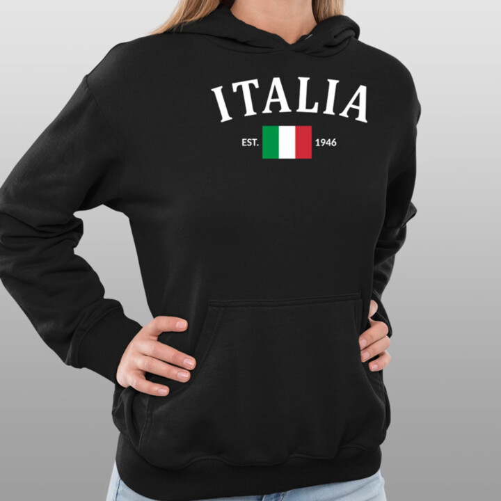 Italia - 1946 - Taliansko  - dámska mikina s potlačou