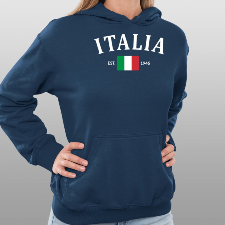 Italia - 1946 - Taliansko  - dámska mikina s potlačou